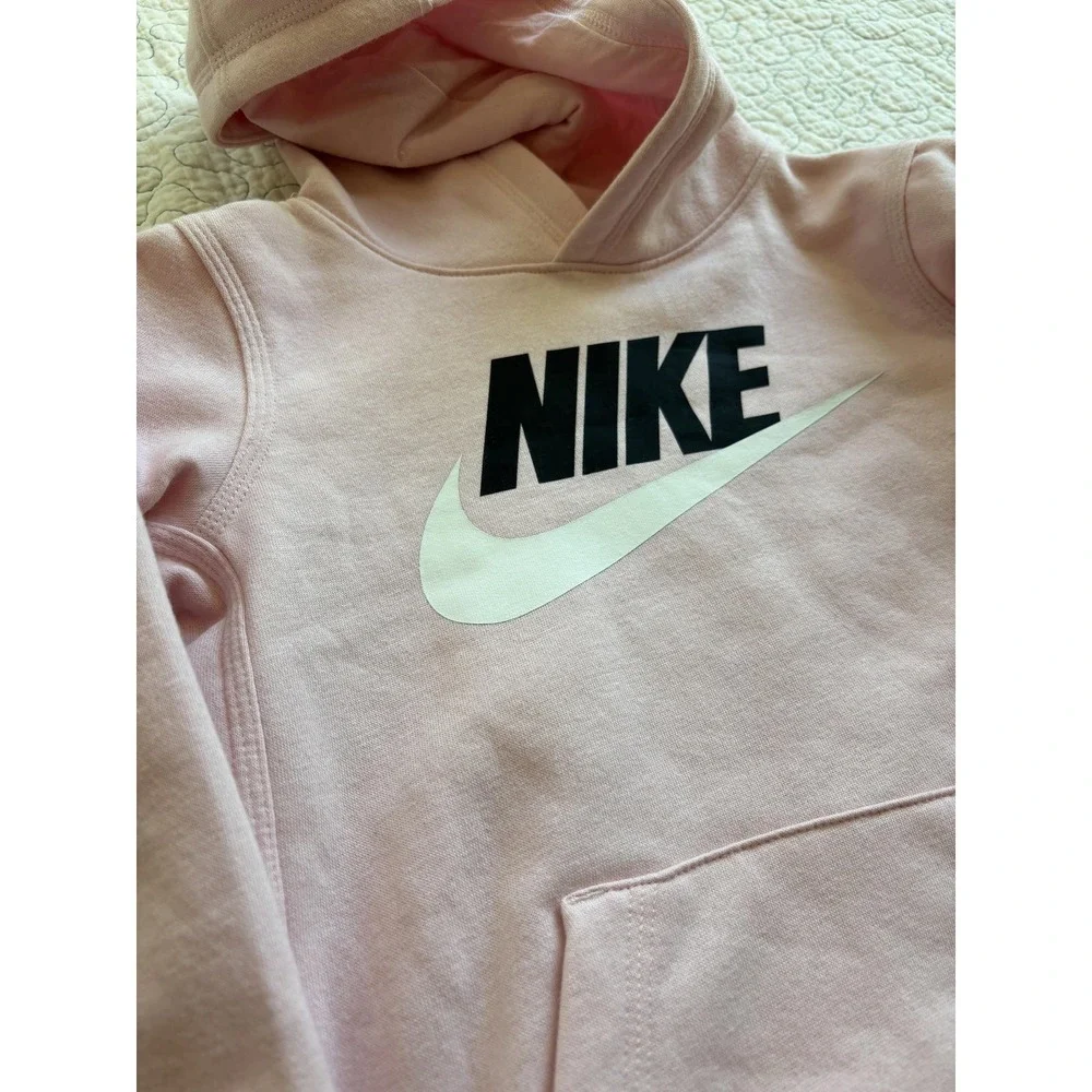 Nike Girl's Pink Hoodie Sweatshirt Size 7 #480‎ NWOT